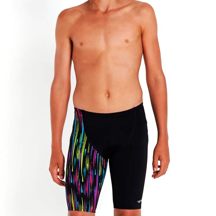 SPEEDO ERKEK ÇOCUK YARIŞ MAYOSU END+ HG/WST JAM JM BLK/PNK 8-09733A070 YZM