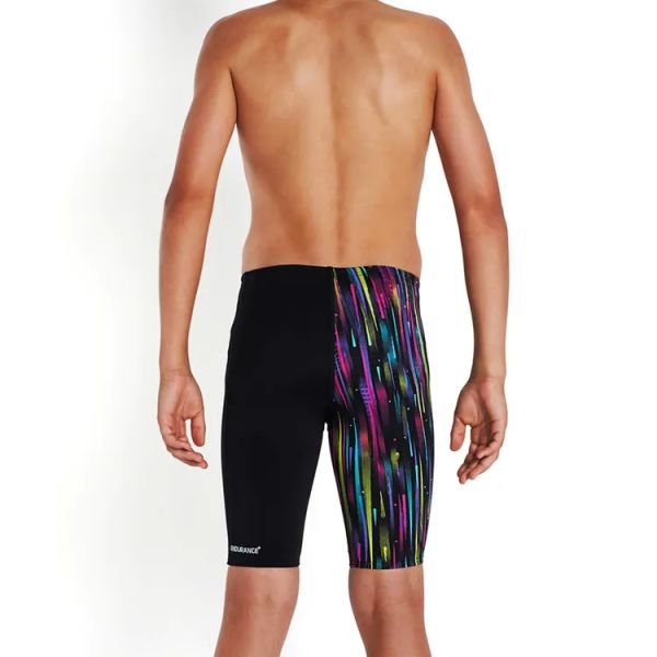 SPEEDO ERKEK ÇOCUK YARIŞ MAYOSU END+ HG/WST JAM JM BLK/PNK 8-09733A070 YZM