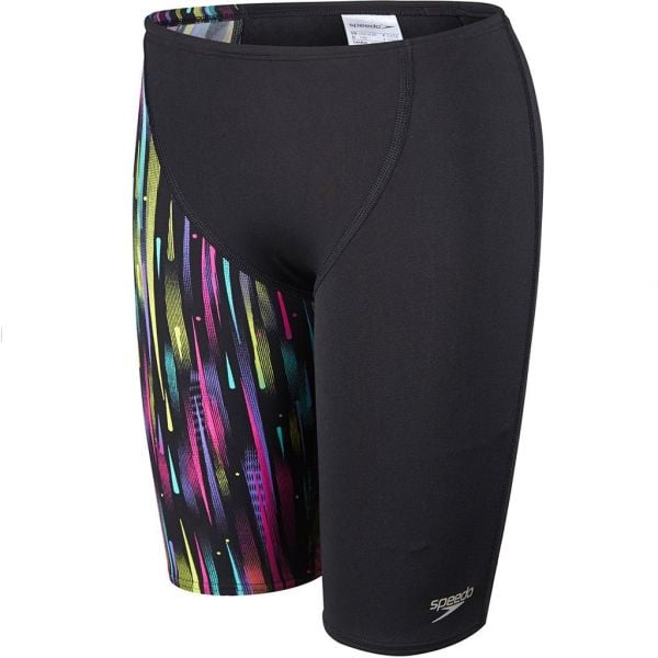 SPEEDO ERKEK ÇOCUK YARIŞ MAYOSU END+ HG/WST JAM JM BLK/PNK 8-09733A070 YZM