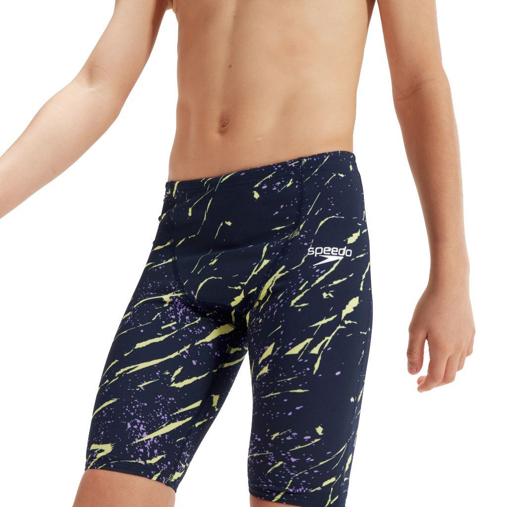 SPEEDO ERKEK ÇOCUK YARIŞ MAYOSU END+ HG/WST JAM JM BLUE/PURPLE 8-09733H579 YZM