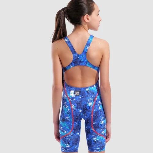 ARENA KIZ ÇOCUK YARI KARBON YARIŞ MAYOSU POWERSKIN ST NEXT LE OB JR OPEN BACK 006350204