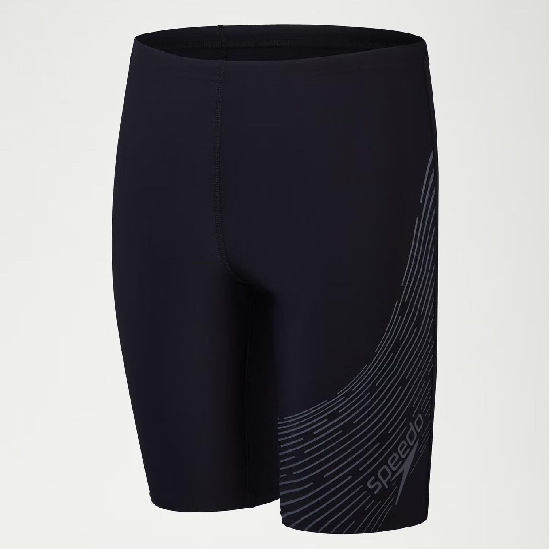 SPEEDO ERKEK ÇOCUK YÜZÜCÜ MAYOSU MEDLEY LOGO JAM JM BLK GREY 8-1241116893 YZM