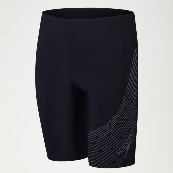 SPEEDO ERKEK ÇOCUK YÜZÜCÜ MAYOSU MEDLEY LOGO JAM JM BLK GREY 8-1241116893 YZM