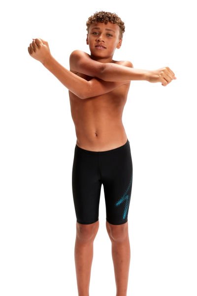 SPEEDO ERKEK ÇOCUK JAMMER YÜZÜCÜ MAYOSU HYPERBOOM PLMT JAM JM BLACK/BLUE 8-00315515182