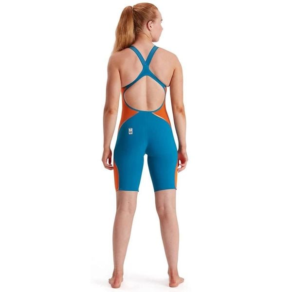 SPEEDO KADIN YARIŞ MAYOSU LZR INTENT OPBK KSKN AF BLU/ORNG 8-11974G608