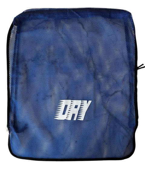 DRY MAVİ  FİLE ÇANTA BÜZGÜLÜ SIRT ASKILI - CEPSİZ -