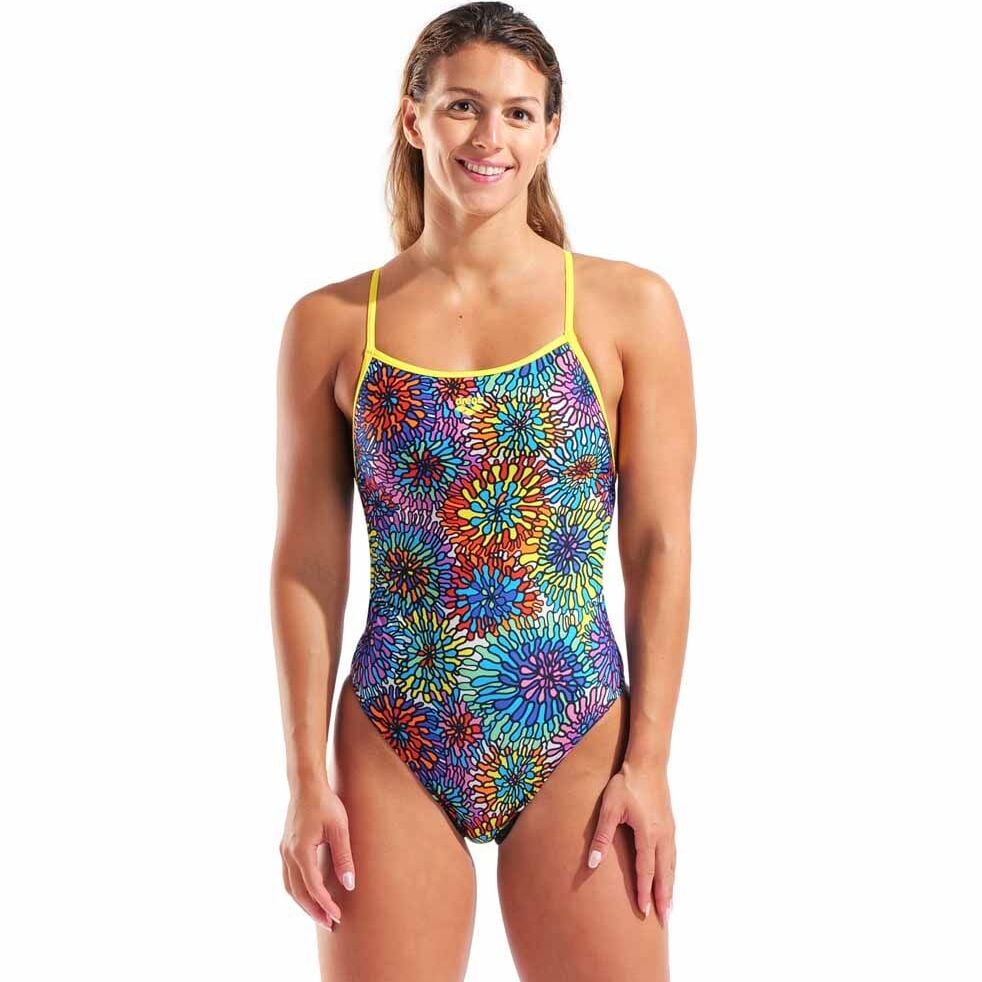 ARENA BAYAN YÜZÜCÜ MAYOSU W ARENA GARDEN SWIMSUIT SWIM BOOSTERBACK 010721530