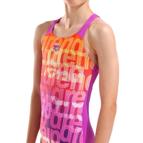 ARENA KIZ ÇOCUK YÜZÜCÜ MAYOSU GIRL'S ARENA MULTI COLOURS SWIMSUIT V BACK 009007908