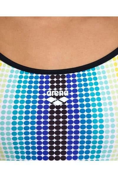 ARENA BAYAN YÜZÜCÜ MAYOSU WOMEN'S ARENA CIRCLE STRIPE SWIMSUIT LACE BACK 005927550