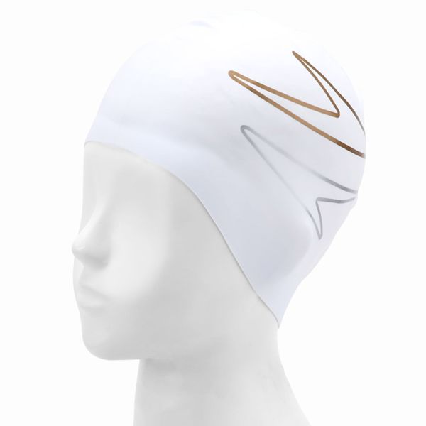 SPEEDO SİLİKON UNISEX YÜZÜCÜ BONESİ SLOGAN PRT CAP AU WHITE 8-0838515978 YZM