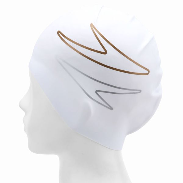 SPEEDO SİLİKON UNISEX YÜZÜCÜ BONESİ SLOGAN PRT CAP AU WHITE 8-0838515978 YZM