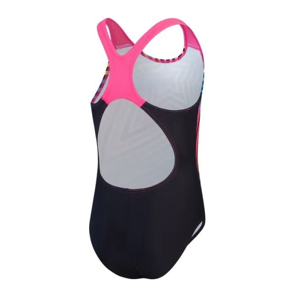 SPEEDO KIZ ÇOCUK YÜZÜCÜ MAYOSU DIGI PLMT SPBK JF BLACK PINK 8-00262716801 YZM