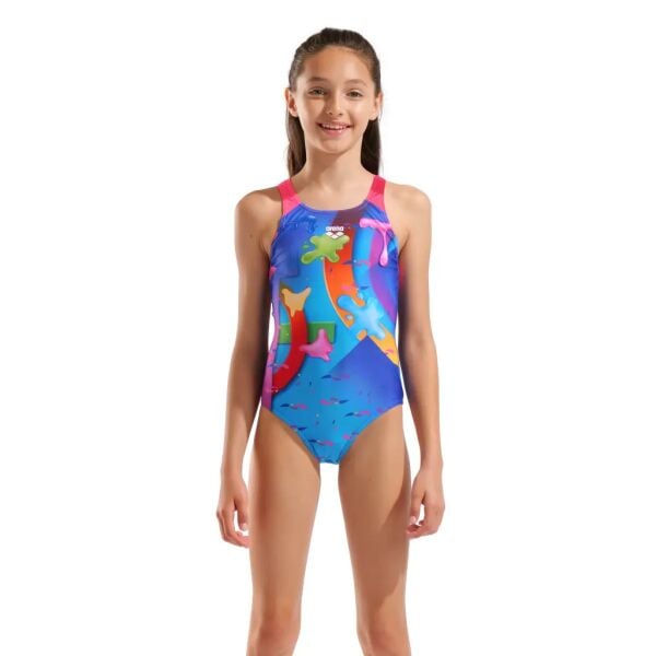 ARENA KIZ ÇOCUK YÜZÜCÜ MAYOSU G ARENA INVENTIVE SWIMSUIT SWIM PRO BACK 010717889
