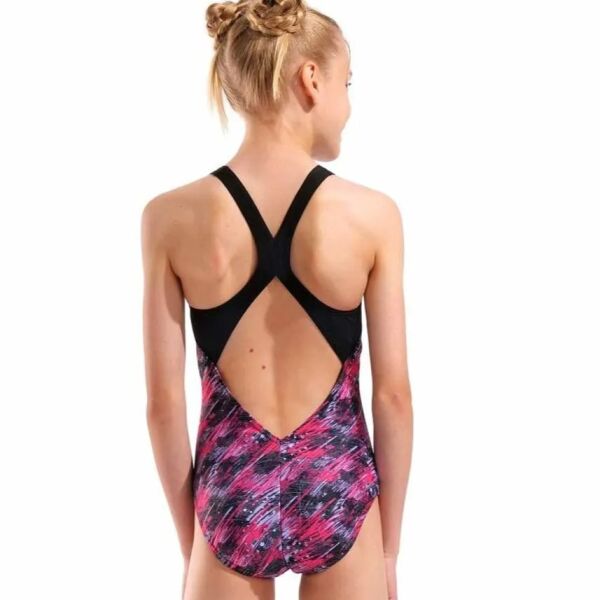 ARENA KIZ ÇOCUK YÜZÜCÜ MAYOSU G ARENA DRAFT SWIMSUIT V BACK L 010746590