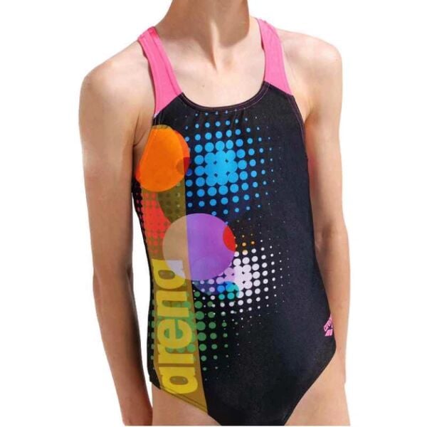 ARENA KIZ ÇOCUK YÜZÜCÜ MAYOSU G ARENA DOTS SWIMSUIT SWIM PRO BACK 010745559