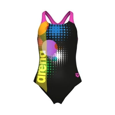 ARENA KIZ ÇOCUK YÜZÜCÜ MAYOSU G ARENA DOTS SWIMSUIT SWIM PRO BACK 010745559