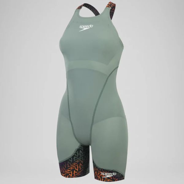 SPEEDO KADIN YARIŞ MAYOSU LZR IGNITE KSKN AF GREEN ORANGE 8-13437H819