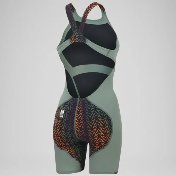 SPEEDO KADIN YARIŞ MAYOSU LZR IGNITE KSKN AF GREEN ORANGE 8-13437H819