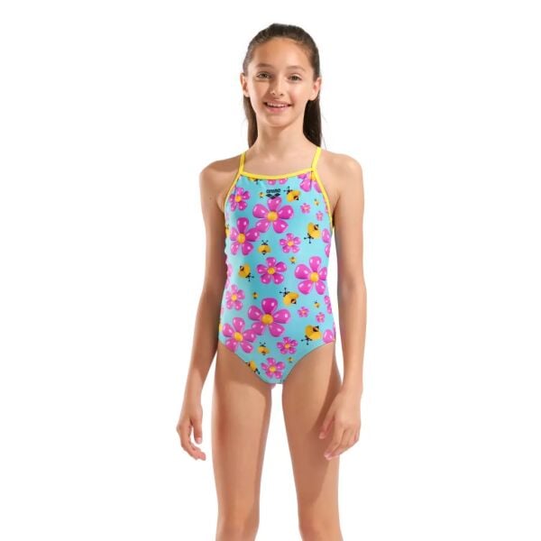 ARENA KIZ ÇOCUK YÜZÜCÜ MAYOSU G ARENA SPRING SWIMSUIT LIGHTDROP BACK 010751830