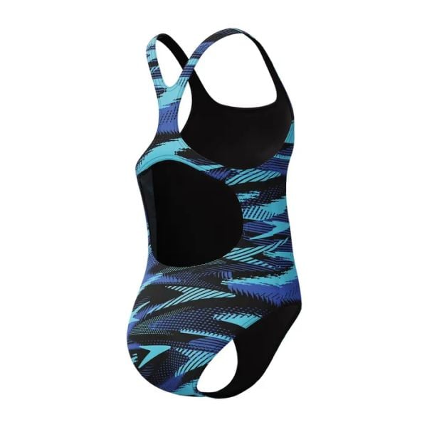 SPEEDO KIZ ÇOCUK YÜZÜCÜ MAYOSU HYPERBOOM ALV MDLT JF BLUE 8-00372818291