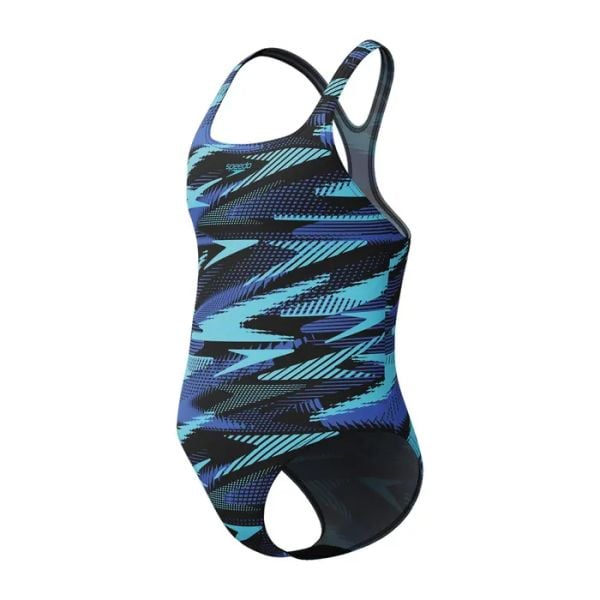 SPEEDO KIZ ÇOCUK YÜZÜCÜ MAYOSU HYPERBOOM ALV MDLT JF BLUE 8-00372818291