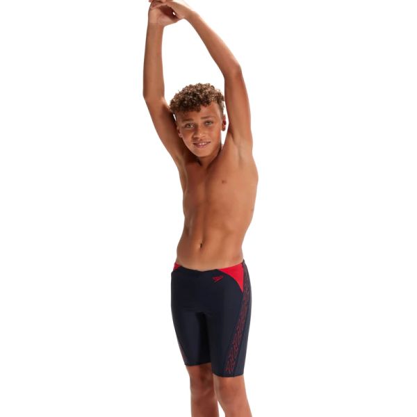 SPEEDO ERKEK ÇOCUK JAMMER YÜZÜCÜ MAYOSU HYPERBOOM JAM JM NAVY/RED 8-00315215178 YZM