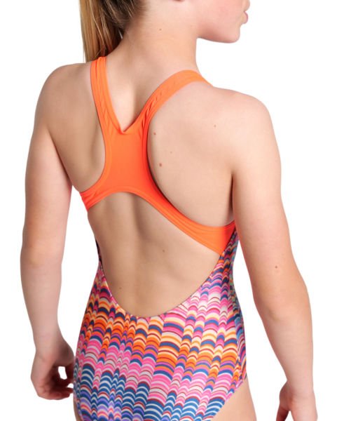 ARENA KIZ ÇOCUK YÜZÜCÜ MAYO GIRL'S ARENA ONDULATION SWIMSUIT SWIM PRO BACK 008168192
