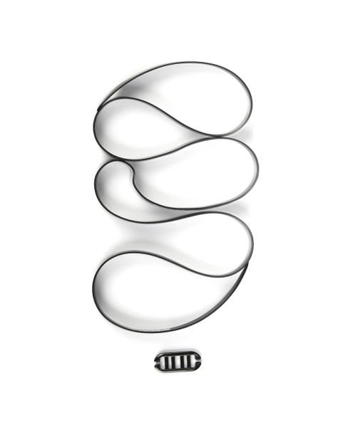 SPEEDO YEDEK GÖZLÜK LASTİĞİ SILICONE STRAP BRANDING UNI BLK 8-023030001