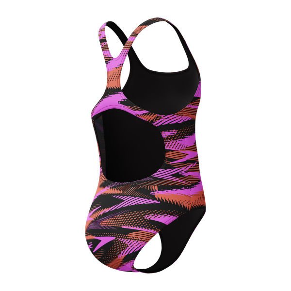 SPEEDO KIZ ÇOCUK YÜZÜCÜ MAYOSU HYPERBOOM ALV MDLT JF PURPLE 8-00372818290