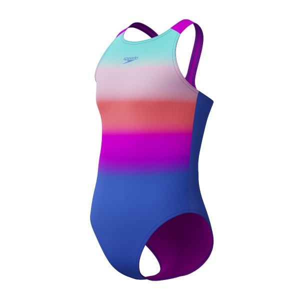 SPEEDO KIZ ÇOCUK YÜZÜCÜ MAYOSU DIGI PLMT PSBK JF BLUE 8-00313518160