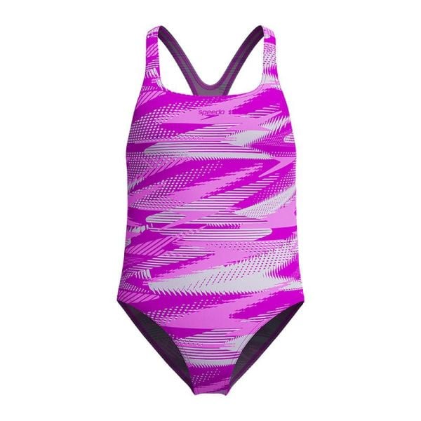 SPEEDO KIZ ÇOCUK YÜZÜCÜ MAYOSU HYPERBOOM ALV MDLT JF PINK 8-00372818627