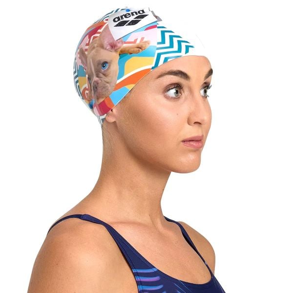 ARENA BASKILI SİLİKON YÜZÜCÜ BONESİ HD CAP 005572209