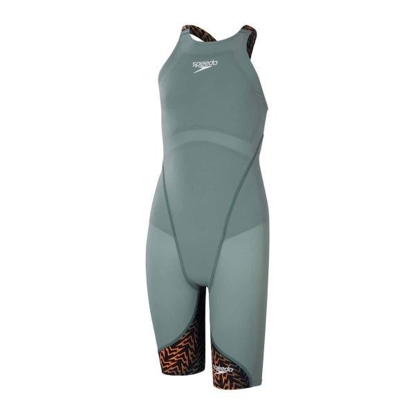 SPEEDO KIZ ÇOCUK YARIŞ MAYOSU LZR IGNITE KSKN JF GREEN BLACK 8-13439H819