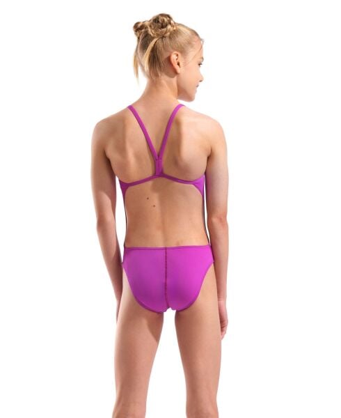 Arena Girls Team Swimsuit Challange Solid Fuşya Kız Çocuk Mayosu 004765905