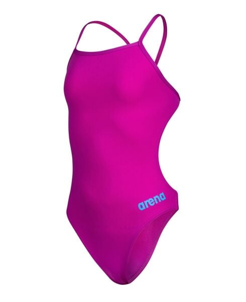 Arena Girls Team Swimsuit Challange Solid Fuşya Kız Çocuk Mayosu 004765905