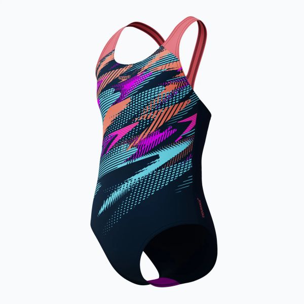 SPEEDO KIZ ÇOCUK YÜZÜCÜ MAYOSU DIGI PLMT SPBK JF BLUE 8-00262518192
