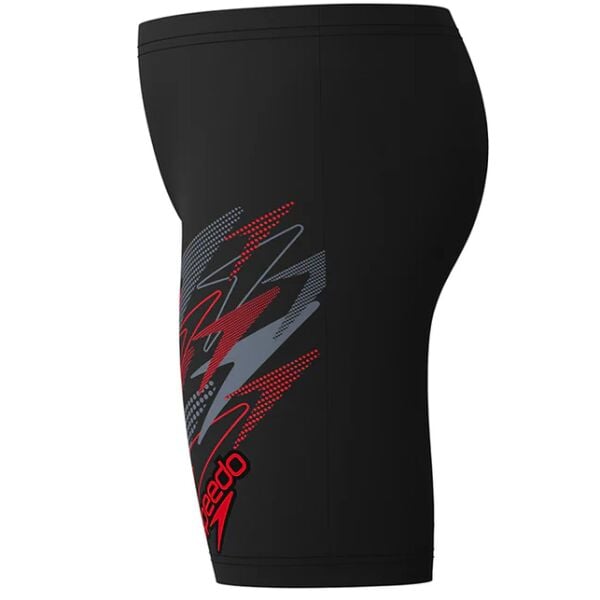 SPEEDO ERKEK ÇOCUK YÜZÜCÜ MAYOSU MEDLEY LOGO JAM JM BLK RED 8-12411002