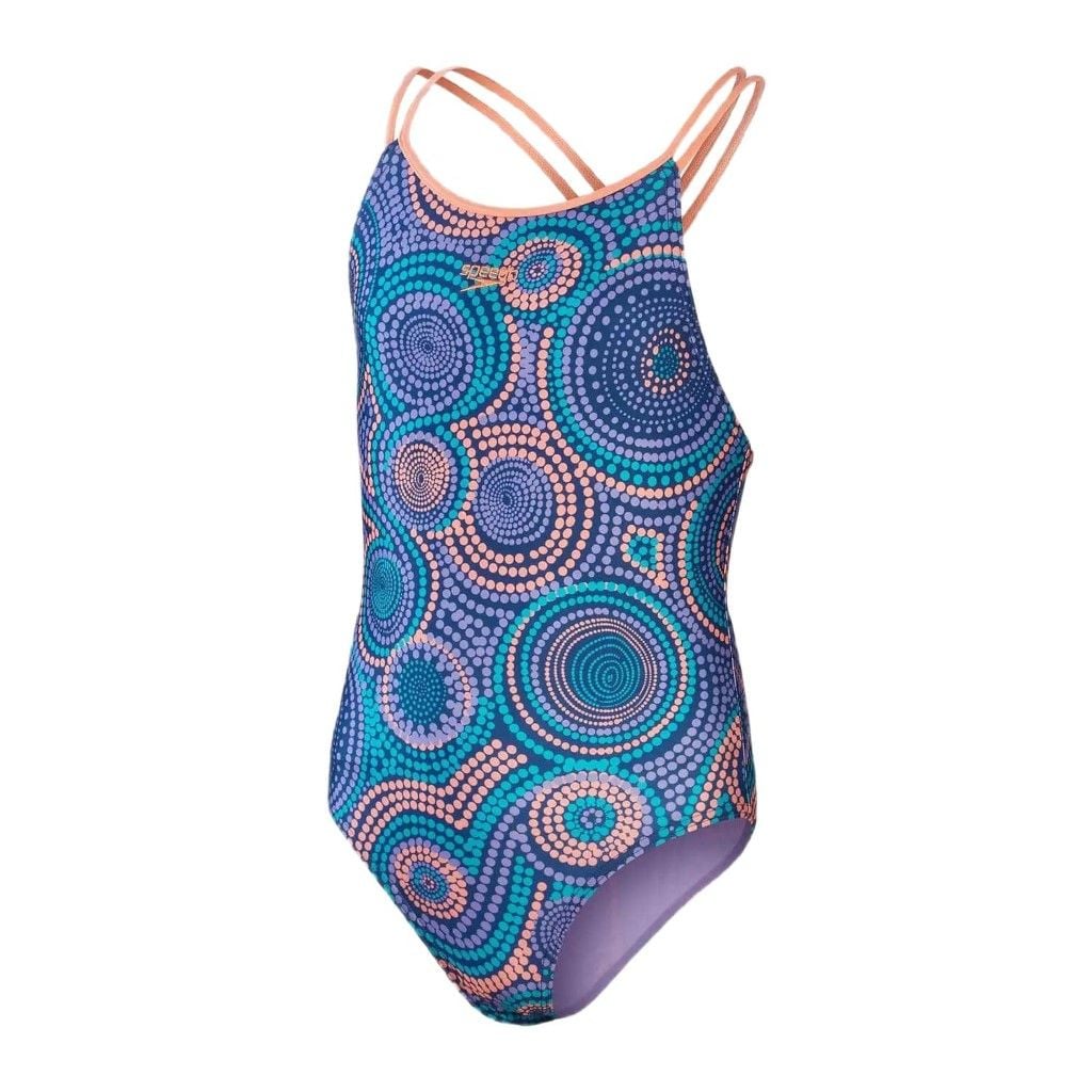 SPEEDO KIZ ÇOCUK YÜZÜCÜ MAYOSU ALO PT TWNSTRP JF BLUE/PURPLE 8-00313615212 YZM