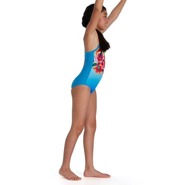 SPEEDO KIZ ÇOCUK YÜZÜCÜ MAYOSU PLMT TSRP MSBK JF BLUE/YELLOW 8-09533H111 YZM