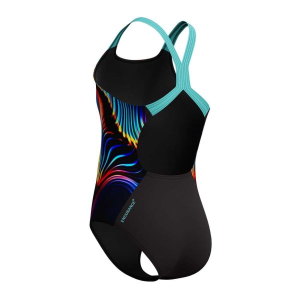 SPEEDO KIZ ÇOCUK YÜZÜCÜ MAYOSU PT PLMT PWRBCK JF BLUE 8-00373318191