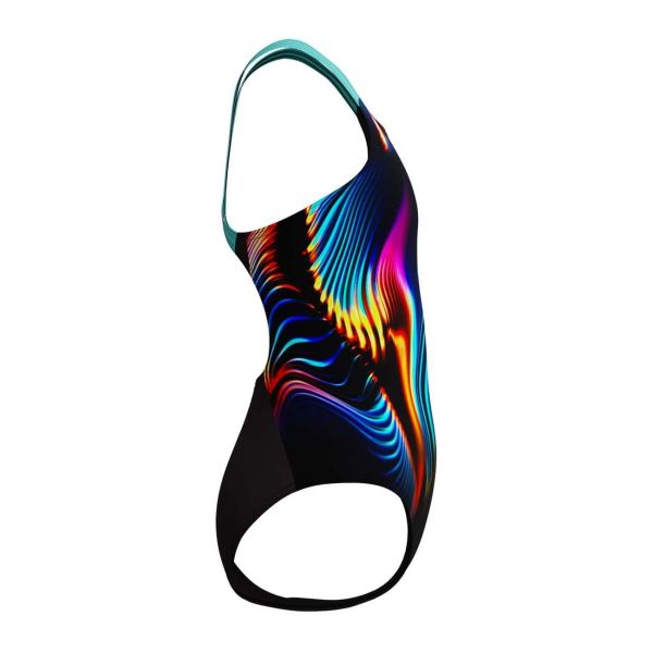 SPEEDO KIZ ÇOCUK YÜZÜCÜ MAYOSU PT PLMT PWRBCK JF BLUE 8-00373318191