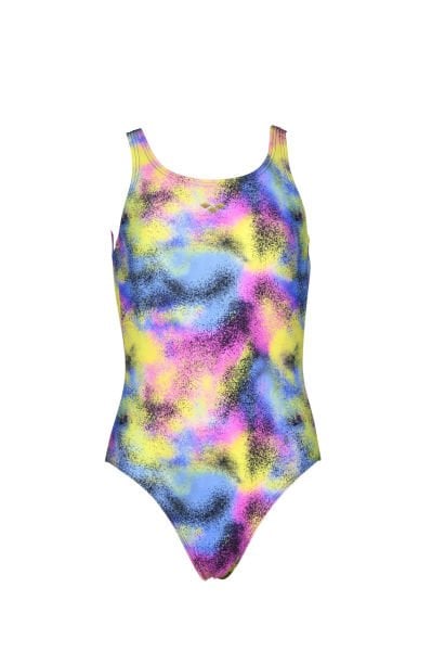 ARENA KIZ ÇOCUK YÜZÜCÜ MAYOSU GIRLS' SWIMSUIT U BACK ALLOVER 005216200 YZM UK BEDEN