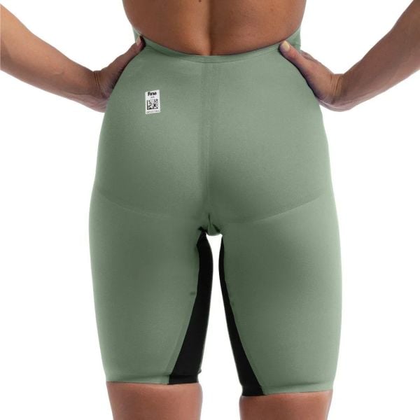 SPEEDO KADIN YARIŞ MAYOSU LZR VALOR 2.0 OPBK KSKN AF GREEN BLACK 8-15859H785